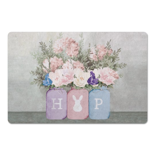 Easter Mason Jars 27" x 18" Floor Mat